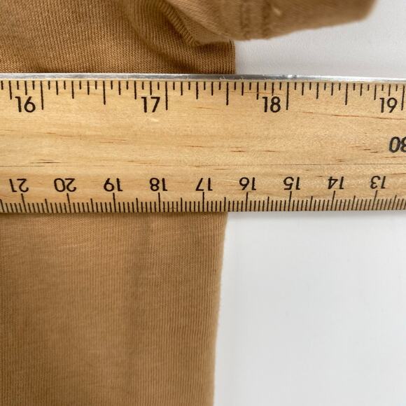 Madewell Top Women’s Small Brown Cotton Lyocell Minimalist Neutral NormCore - Picture 5 of 7